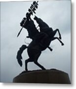 Chief Osceola Statue Metal Print