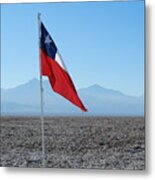 Chilean Flag Metal Print
