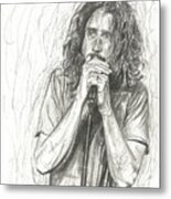 Chris Cornell Metal Print