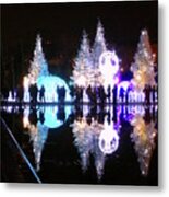 Christmas In Nizza, Southern France Metal Print