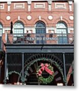 Christmas In Ybor Metal Print