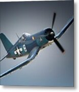 Chuck Wentworths F4u Corsair No.8 Metal Print