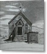 Church  At Bodie Metal Print