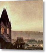 Church Steeple 4 For Cup Metal Print
