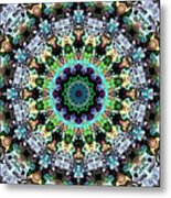Circle Of Colorful Symmetry Metal Print