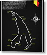 Circuit De Spa-francorchamps Metal Print