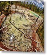 Cistern Spring In Yellowstone Metal Print