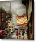 City - Amsterdam Ny - Life Begins 1941 Metal Print