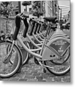 City Bicycles Metal Print