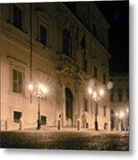 City Lights In Rome - Italy Metal Print
