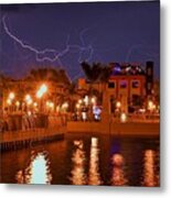 City Storm Metal Print