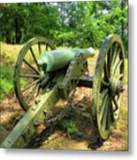 Civil War Cannon Metal Print