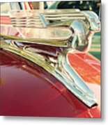 Classic Cars - 1941 Chevy Special Deluxe Business Coupe - Flying Lady Hood Ornament Metal Print