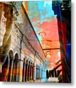 Cloister In Rome Metal Print