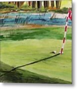 Close At The Eleventh Hole Metal Print