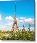 Cloud 9 - Eiffel Tower - Paris, France Metal Print