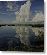 Clouds And Reflections Metal Print