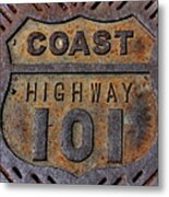 Coast Highway 101 Metal Print