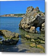 Coastal Rocks Metal Print