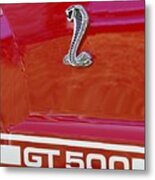 Cobra Gt 500 Emblem Metal Print