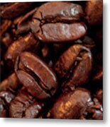 Coffee Beans Metal Print
