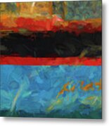 Color Abstraction Xxxix Metal Print