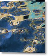 Color Abstraction Xxxvii - Painterly Metal Print