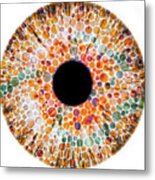 Color Blindness, Conceptual Image Chart Metal Print