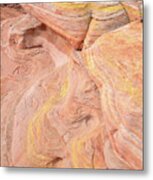 Color Swirls In Valley Of Fire State Park Metal Print