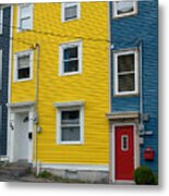 Colored Houses Metal Print