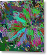 Colorfication - Leafy Colored Metal Print