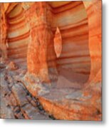 Colorful Caves And Cove In Valley Of Fire Metal Print