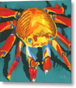 Colorful Crab Ii Metal Print