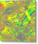 Colorful Jeweled Abstract Metal Print