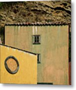 Colors Of Liguria Houses - Facciate Case Colori Di Liguria 2 - Alassio Metal Print