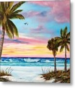 Colors Of Siesta Key Metal Print