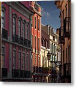 Colourful Architecture In Lisbon Portugal Metal Print