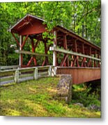 Colvin Covered Bridge Ii Metal Print