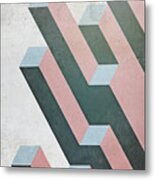 Complex Geometry Metal Print