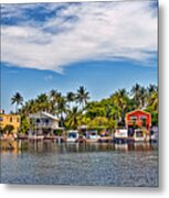 Conch Key Mile Marker 63 Metal Print