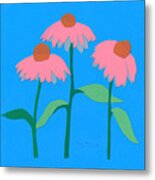 Cone Flowers Metal Print