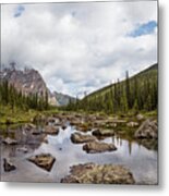 Consolation Lake Banff Metal Print