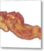 Cooked Bacon Metal Print