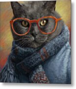 Cat ' modern new unposted postcard by Lucie Bilodeau 