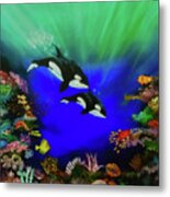 Coral Reef Metal Print