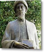 Cordoba Maimonides Statue Or Moses Ben Maimon Aka Rambam Jewish Quarter Xi Spain Metal Print