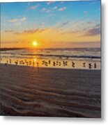 Coastal Sunrise Metal Print