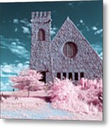 Cotton Candy Church 1 Metal Print