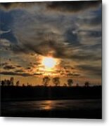 Country Sun Metal Print