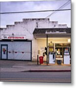 Coupeville Auto Repair At Dawn Metal Print